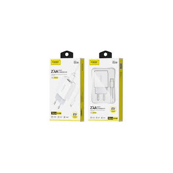 Chargeur Rapide double USB Foneng EU30 2.4A Micro
